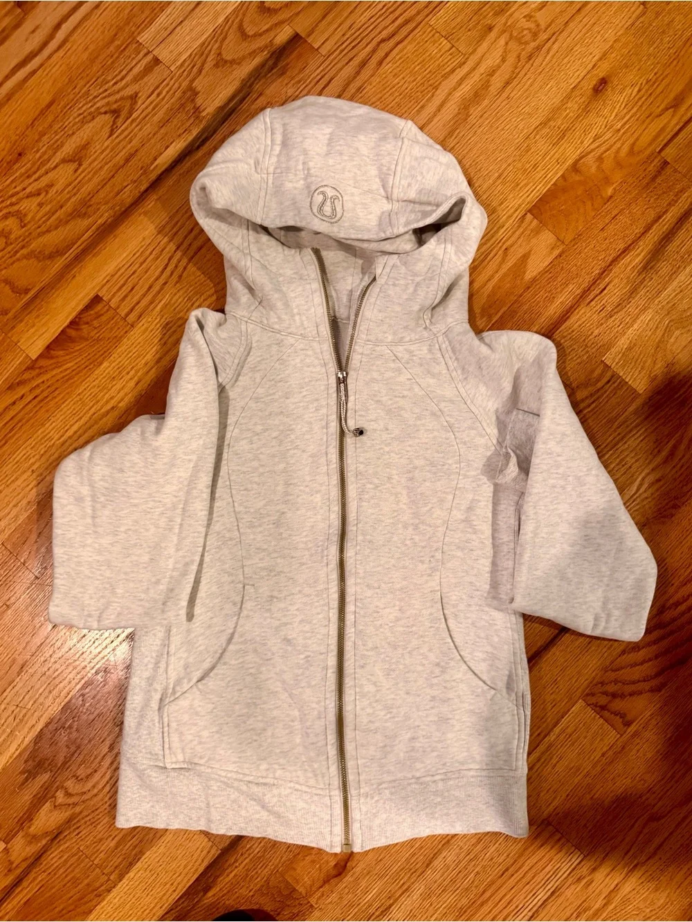 lululemon Heather Gray Full-Zip Hoodie